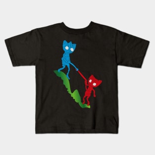 Unravel 2 characters Kids T-Shirt